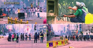 গণঅভ্যুত্থানে বারুদের আগুনে জ্বলে উঠেছিল প্রতিবাদী মুখ
